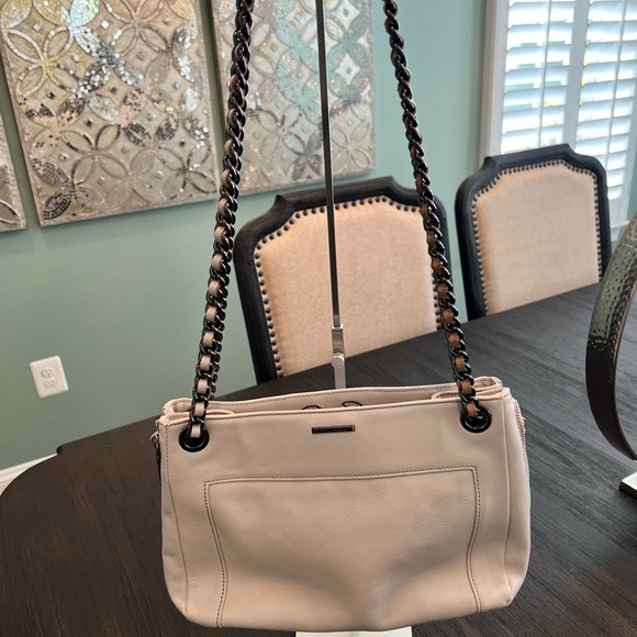 Rebecca Minkoff Swing Crossbody/Shoulder Putty Leather Cross Body Bag - Picture 3 of 9